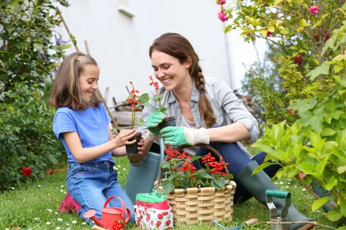 Garden materials and planting tools for landscaping work