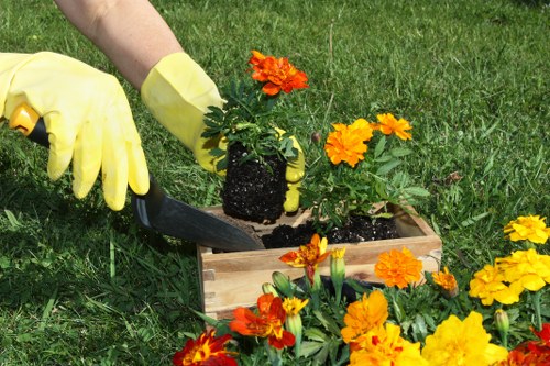 Load-based waste removal pricing for a landscaped courtyard job